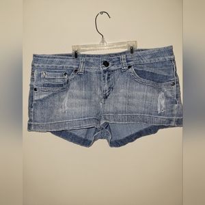 Juniors denim shorts
